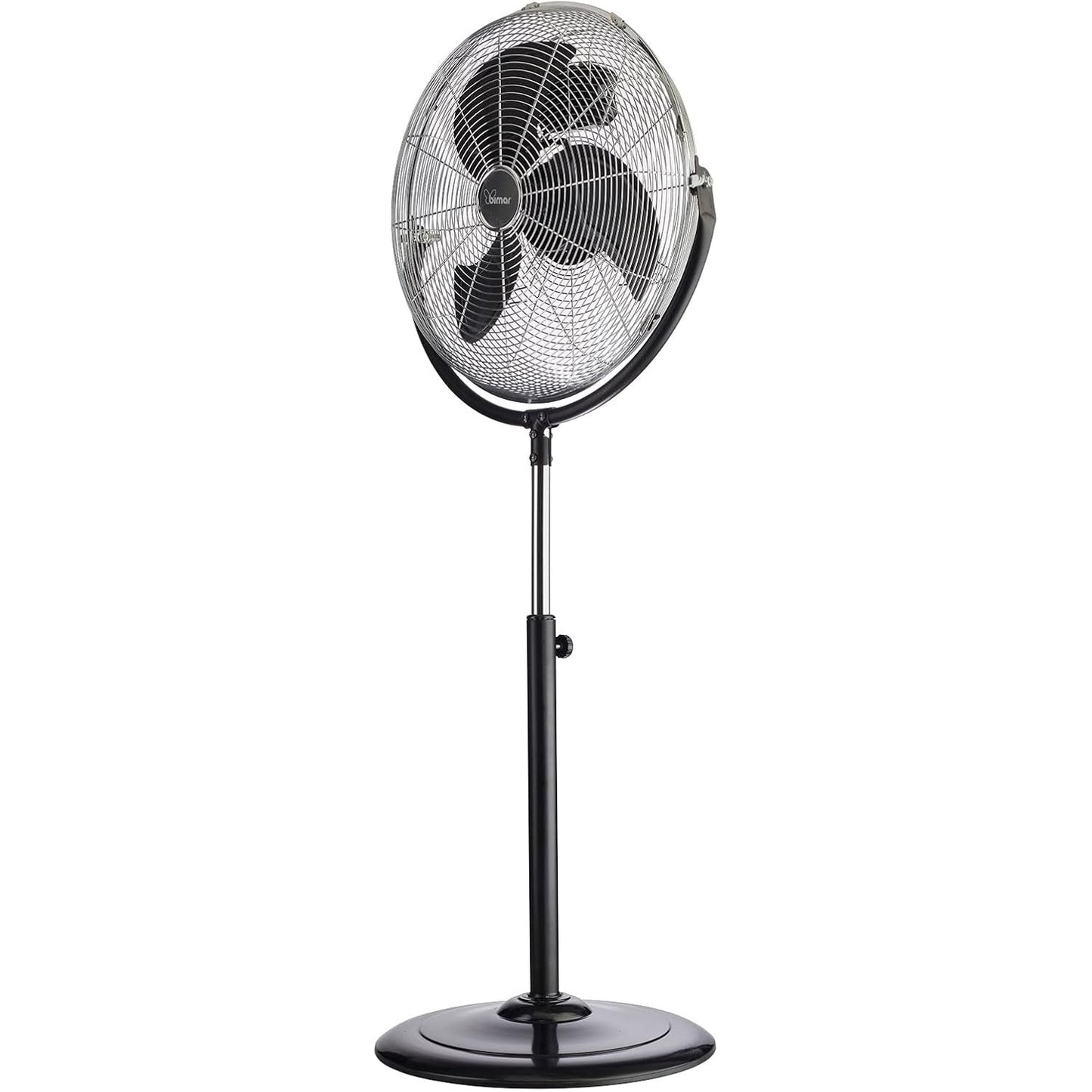 bimar VPS58 Ventilatore a Piantana ad Alta Velocità con Altezza Regolabile (max 138cm), Ventilatore Piantana con Selettori Velocità, Elica Ø45 cm con 3 Pale, Motore da 100W.