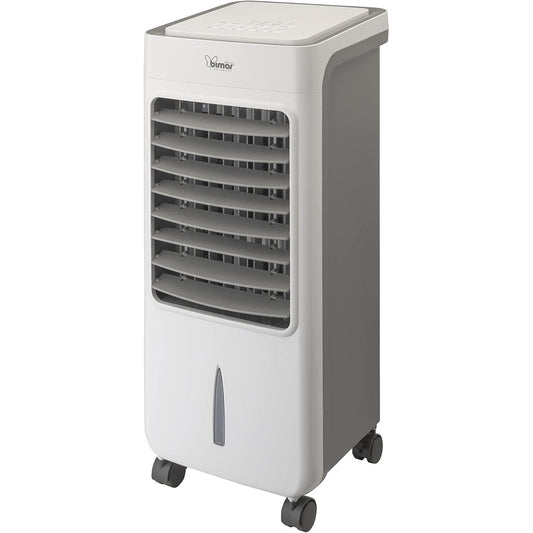 Bimar VR35 Raffrescatore, Ventilatore, Purificatore d'Aria 3 in 1, Oscillazione Automatica Dx/Sx, Funzione Rinfrescante e 3 Velocità, Serbatoio 7 Litri, 8 ore di Aria Fresca, Filtri Rimovibili