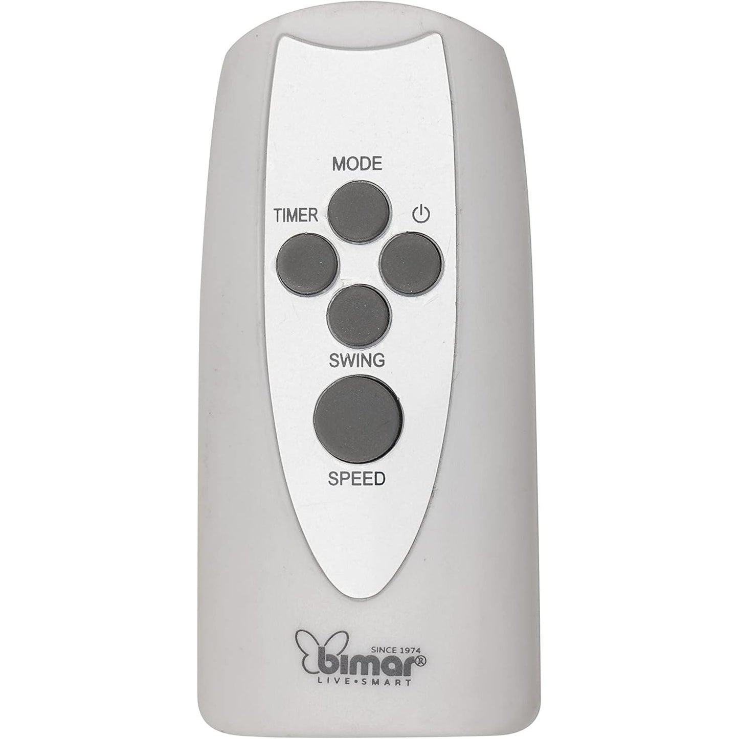 bimar VM45 Ventilatore da Parete con Telecomando, Elica Ø 40 cm con 5 Pale, 3 velocità e 3 modalità, Comandi Elettronici, Timer, Funzione Sleep, Oscillazione Destra Sinistra, Kit Fissaggio Incluso