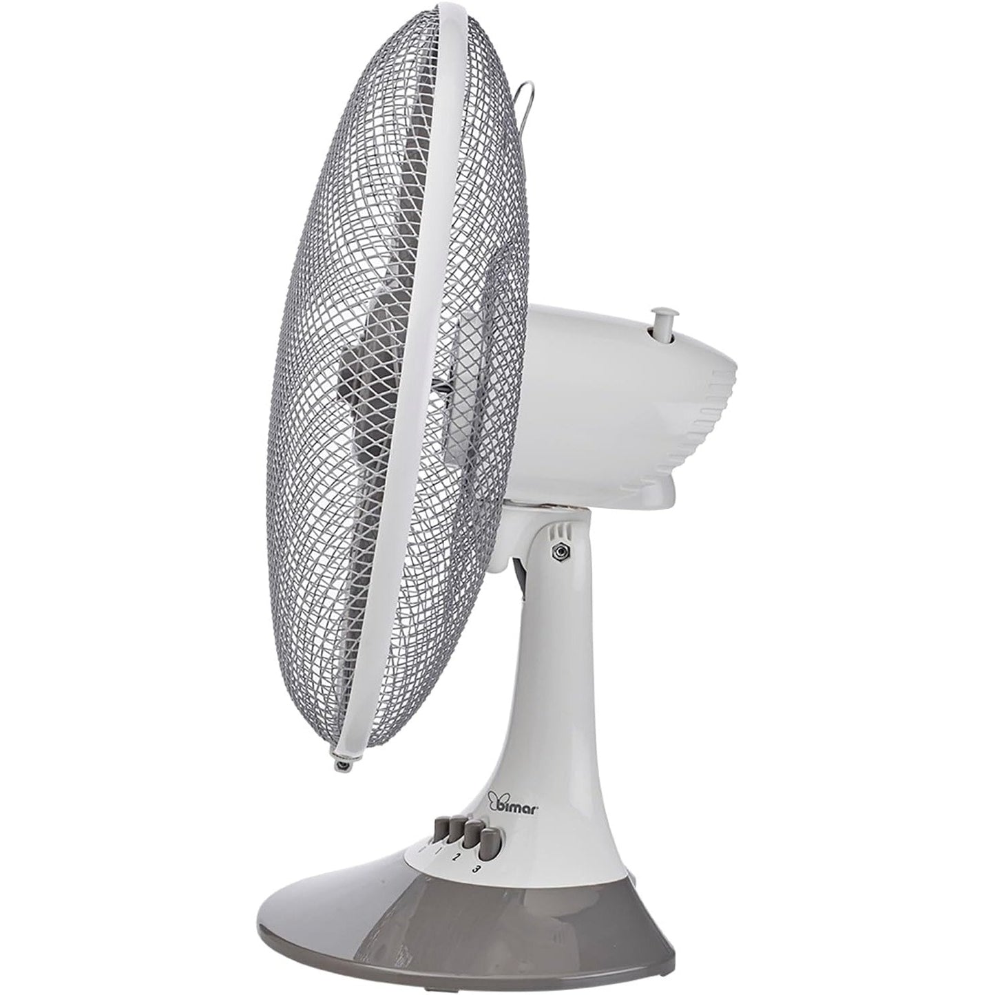 bimar VT433 Ventilatore da Tavolo 40 cm, Ventilatore silezioso,con Selettore 3 Velocità, Elica con 5 con Pale, Orientabile Destra - Sinistra, Inclinazione Regolabile Alto - Basso, Motore 55W
