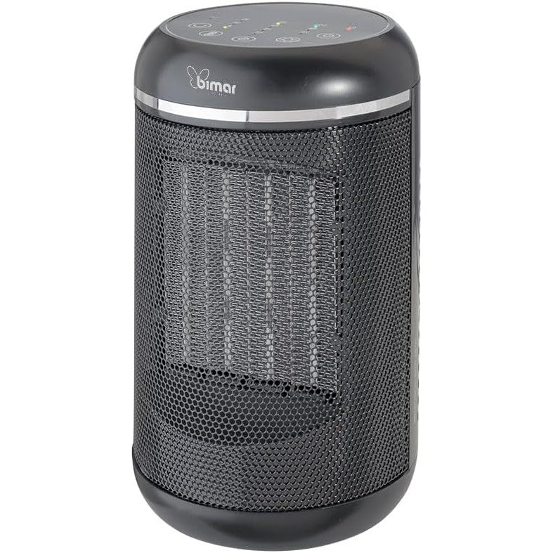 Bimar HP127 Stufa Elettrica Basso Consumo Stufetta Elettrica da Bagno Scaldabagno Elettrico Termoventilatore Scaldino da Bagno, Resistenza Ceramica PTC a Basso Consumo, Termostato Regolabile Timer 8h