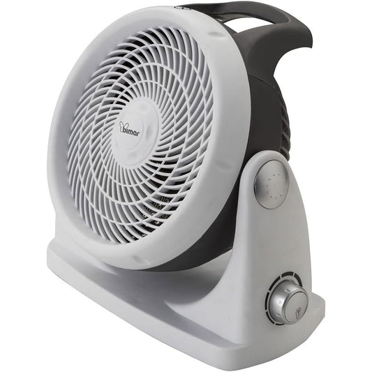Bimar INB-HF198.GR Termoventilatore orientabile 2000W Riscaldatore ciclonico ad alta efficienza con gruppo riscaldante orientabile su 4 posizioni