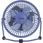 bimar VT8 Mini Ventilatore da Tavolo con Connessione USB. Ventilatore da Tavolo Elica Ø 10 cm con 4 Pale, Inclinazione Orientabile Alto e Basso, Motore DC Silenzioso 3W