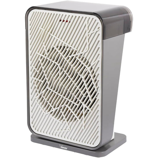 Bimar HF209 Termobagno Elettrico con Programmatore 24h e Termostato Regolabile. Stufetta Bagno a Basso Consumo, 2 Potenze di Riscaldamento Ambiente, Oscillazione Automatica Destra e Sinistra