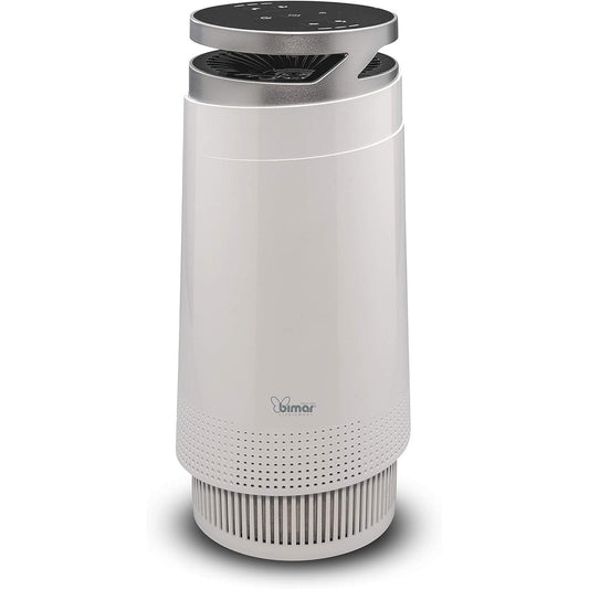 bimar PA98 Purificatore Aria WiFi con Filtro HEPA Alta Filtrazione a Carboni Attivi. Purificatore Aria Elimina Odori, Allergie, Pollini, Fumo per Casa o Ufficio. Controllo vocale