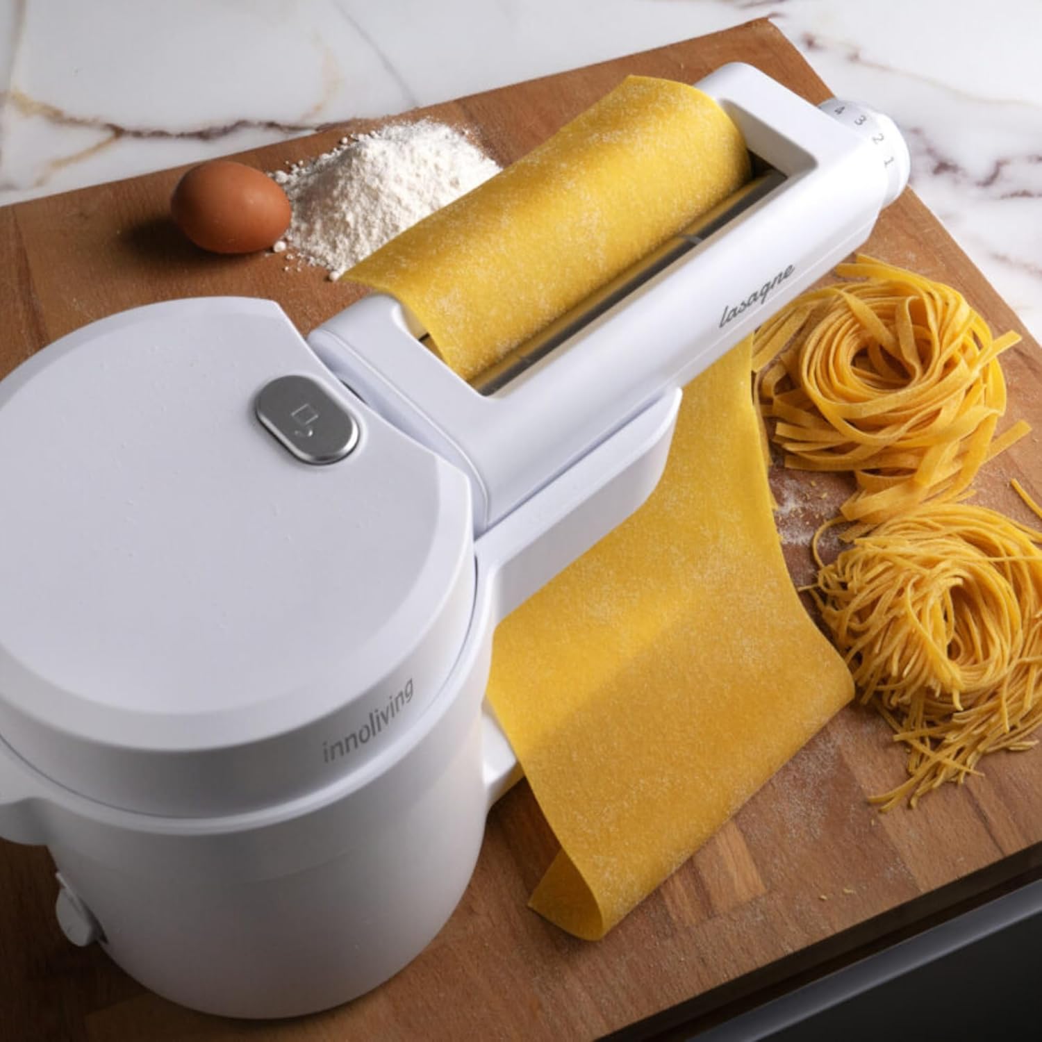 Innoliving Macchina Elettrica Sfogliatrice per Pasta Fatta in Casa INN-783