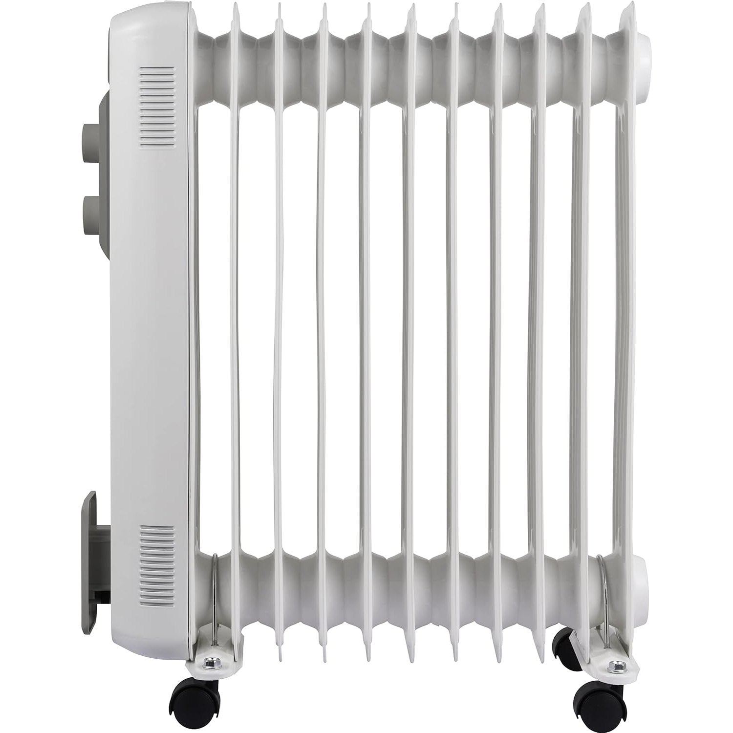 Bimar HO431 Termosifone Elettrico, Radiatore ad olio Basso a Consumo, Calorifero ad olio con 11 Elementi e 5 Canali di Circolazione, Termostato Regolabile, 3 Potenze di Riscaldamento, Trasportabile