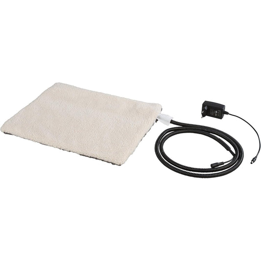 Bimar HI.PET PTR1 Tappetino Riscaldante per Animali Domestici, 30x40cm, Cuscino Riscaldante Elettrico Cuccia Cani e Gatti Tg media, coperta termica Fodera Soffice Lana Sintetica, Sfoderabile Lavabile