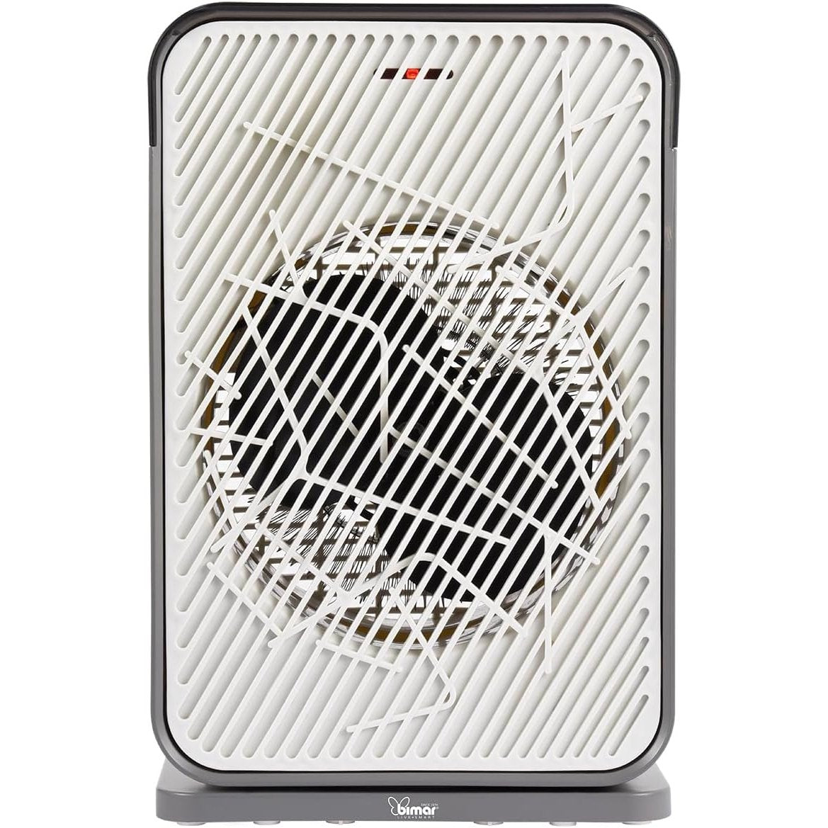 Bimar HF209 Termobagno Elettrico con Programmatore 24h e Termostato Regolabile. Stufetta Bagno a Basso Consumo, 2 Potenze di Riscaldamento Ambiente, Oscillazione Automatica Destra e Sinistra