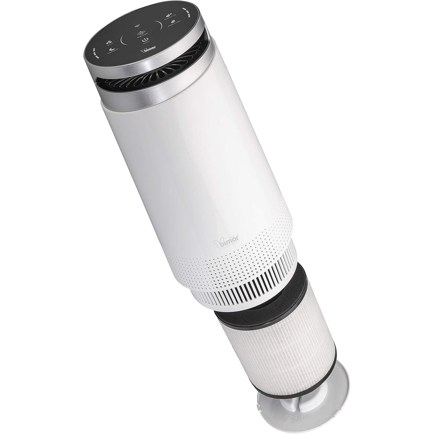 bimar PA98 Purificatore Aria WiFi con Filtro HEPA Alta Filtrazione a Carboni Attivi. Purificatore Aria Elimina Odori, Allergie, Pollini, Fumo per Casa o Ufficio. Controllo vocale