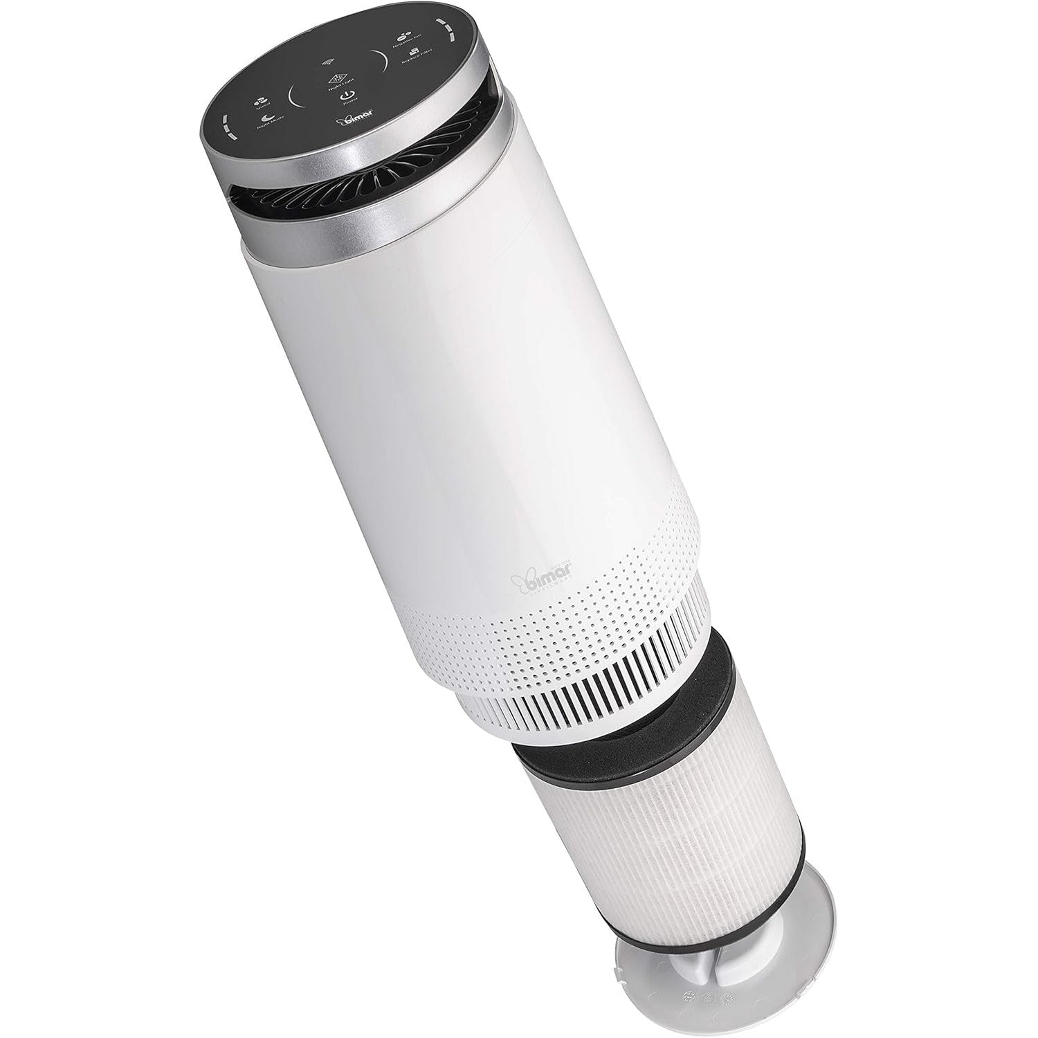 bimar PA98 Purificatore Aria WiFi con Filtro HEPA Alta Filtrazione a Carboni Attivi. Purificatore Aria Elimina Odori, Allergie, Pollini, Fumo per Casa o Ufficio. Controllo vocale