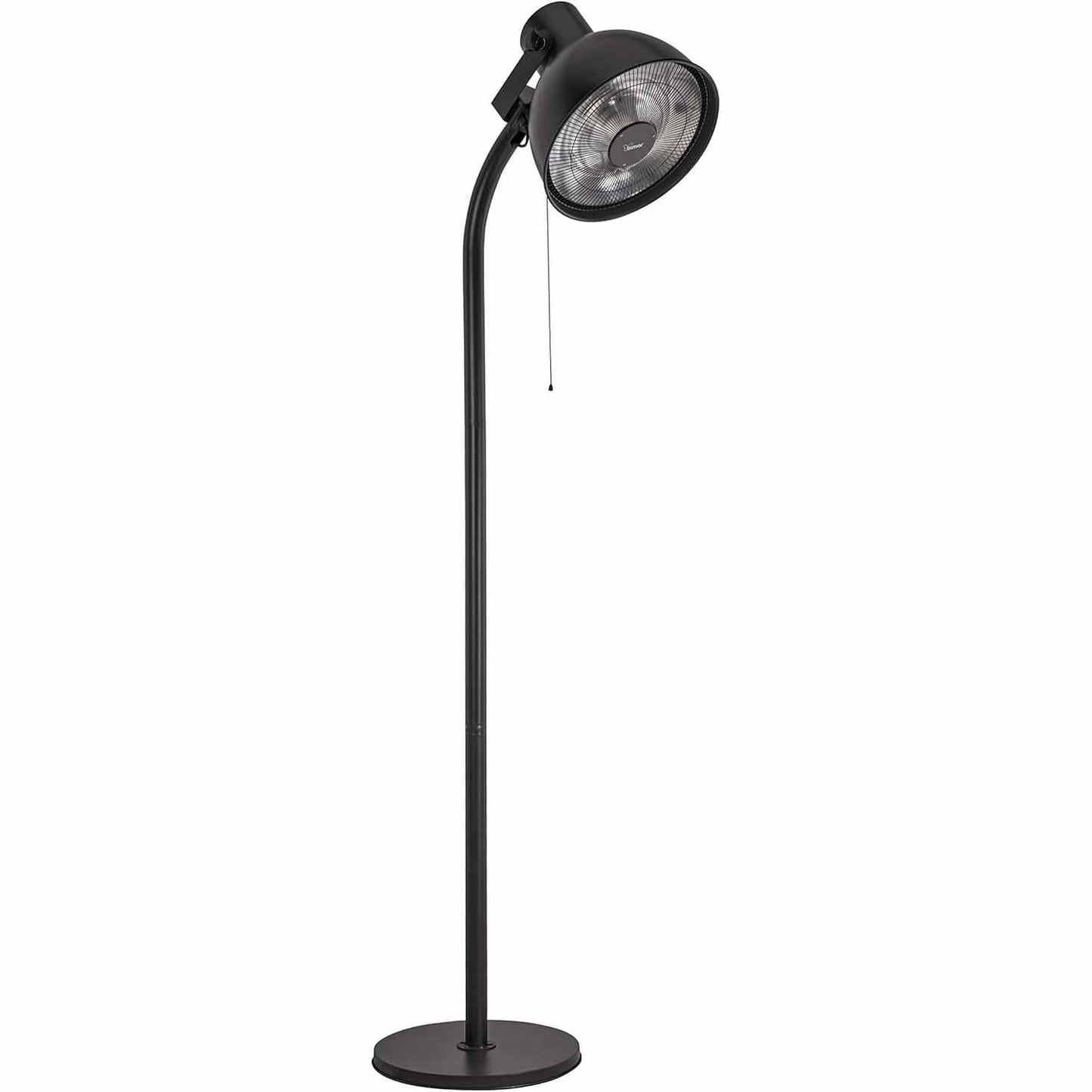 bimar HR311 Stufa elettrica da Esterno, stufetta Alogena Radiante a Piantana, Lampada Riscaldante Elettrica per Esterno Potenza 2000W, 3 Potenze di Riscaldamento, in Alluminio, Orientabile Alto/Basso