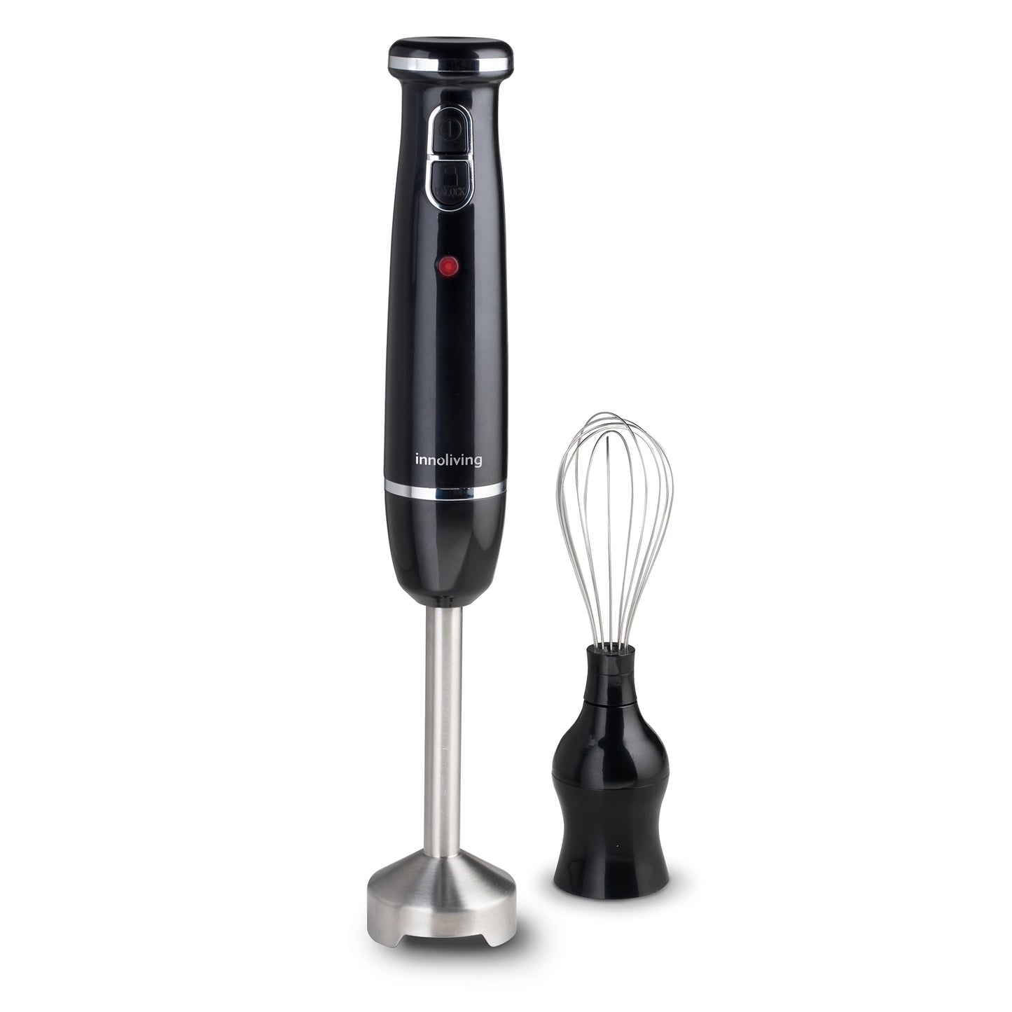 Innoliving Frullatore ad immersione senza fili ricaricabile con gambo in acciaio INOX, INN-691