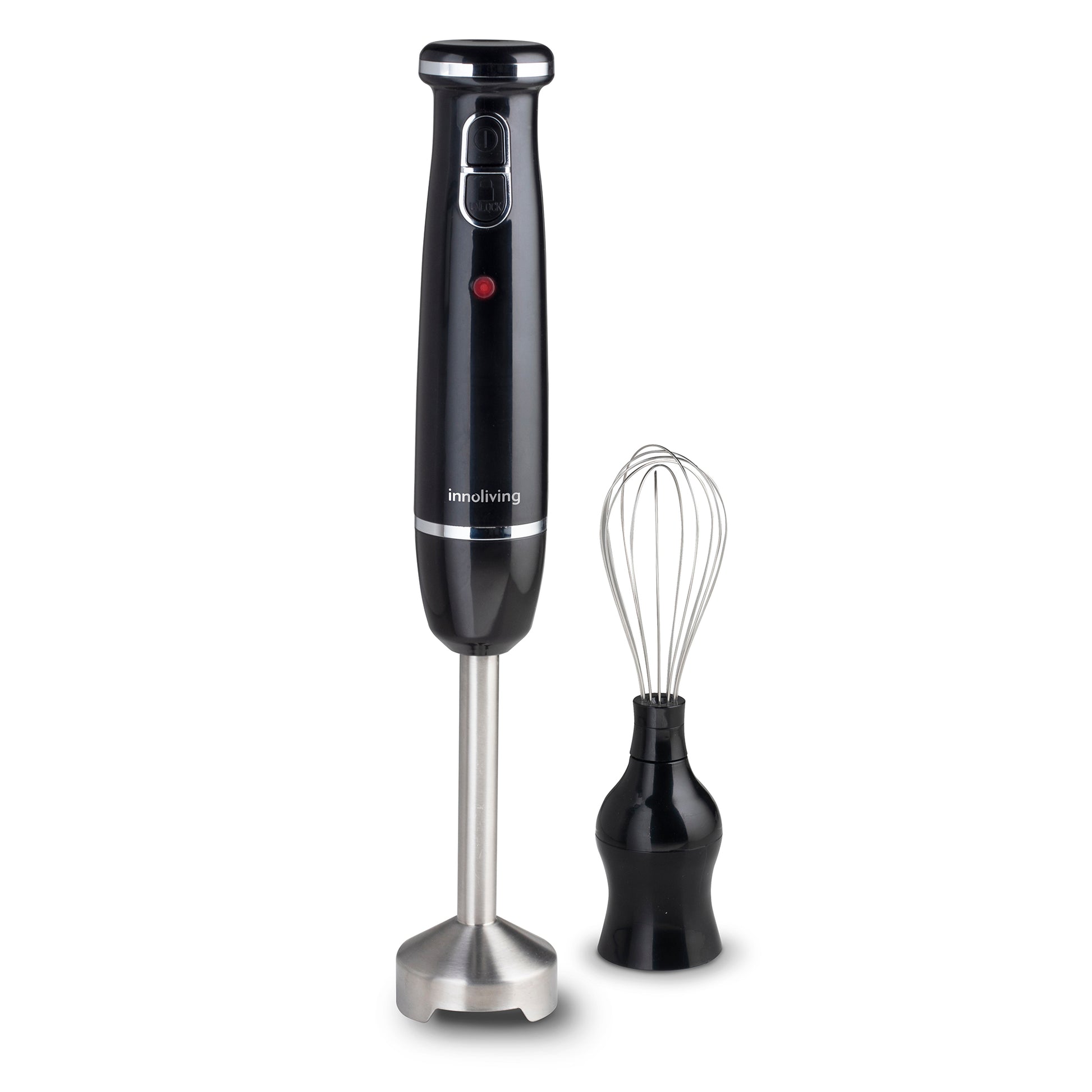 Innoliving Frullatore ad immersione senza fili ricaricabile con gambo in acciaio INOX, INN-691