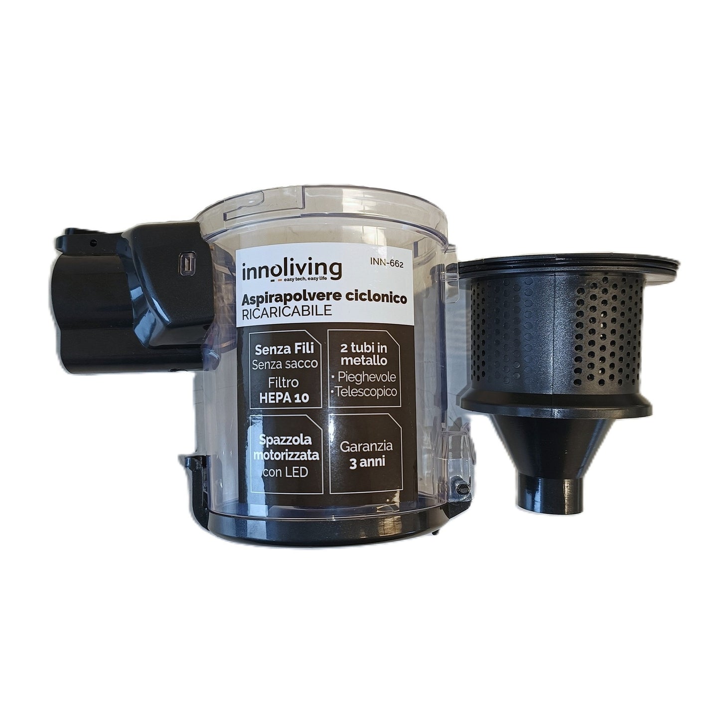 Contenitore di Ricambio per Aspirapolvere Innoliving INN-662