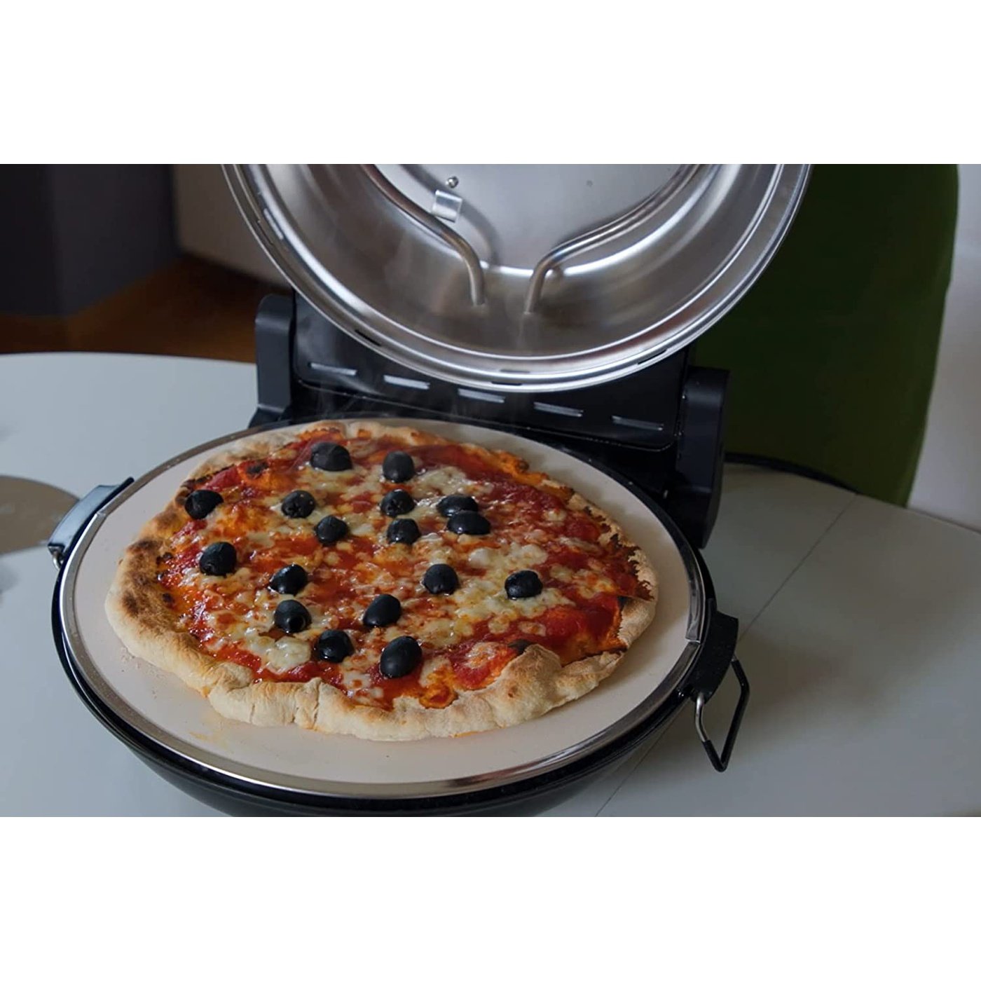 Forno Pizza con Termostato 1200W Ceramic Innoliving INN-796