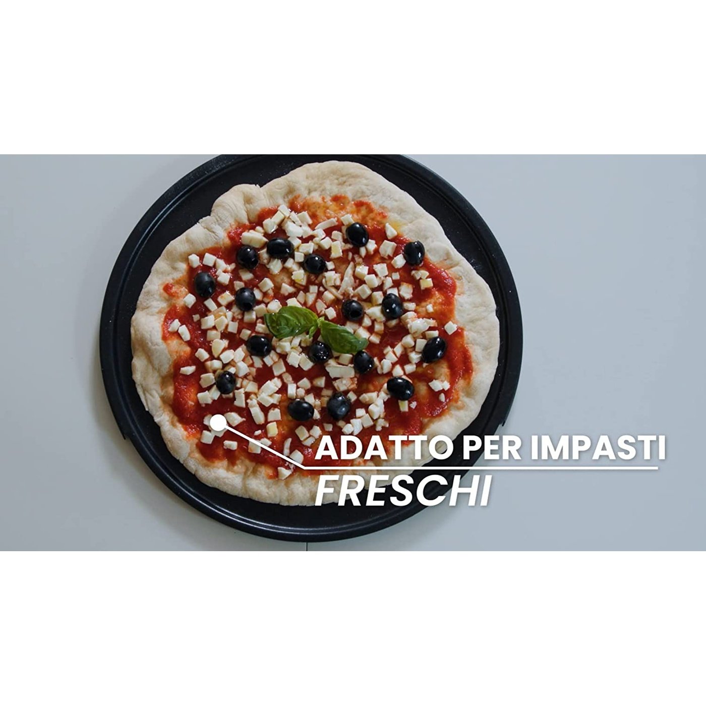 Forno Pizza con Termostato 1200W Ceramic Innoliving INN-796