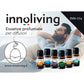 Set 6 essenze profumate per diffusori d'aroma rilassanti, Innoliving INN-774
