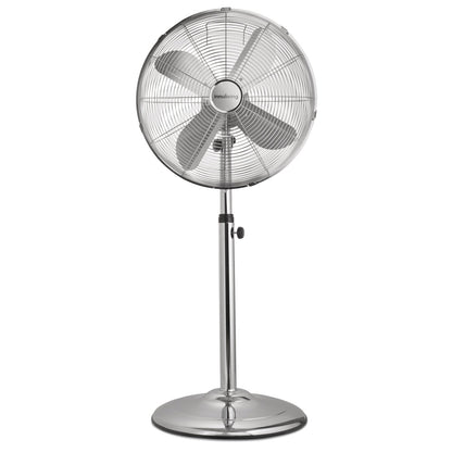 Ventilatore a piantana in metallo oscillazione 3 velocità 50W, Innoliving INN-522