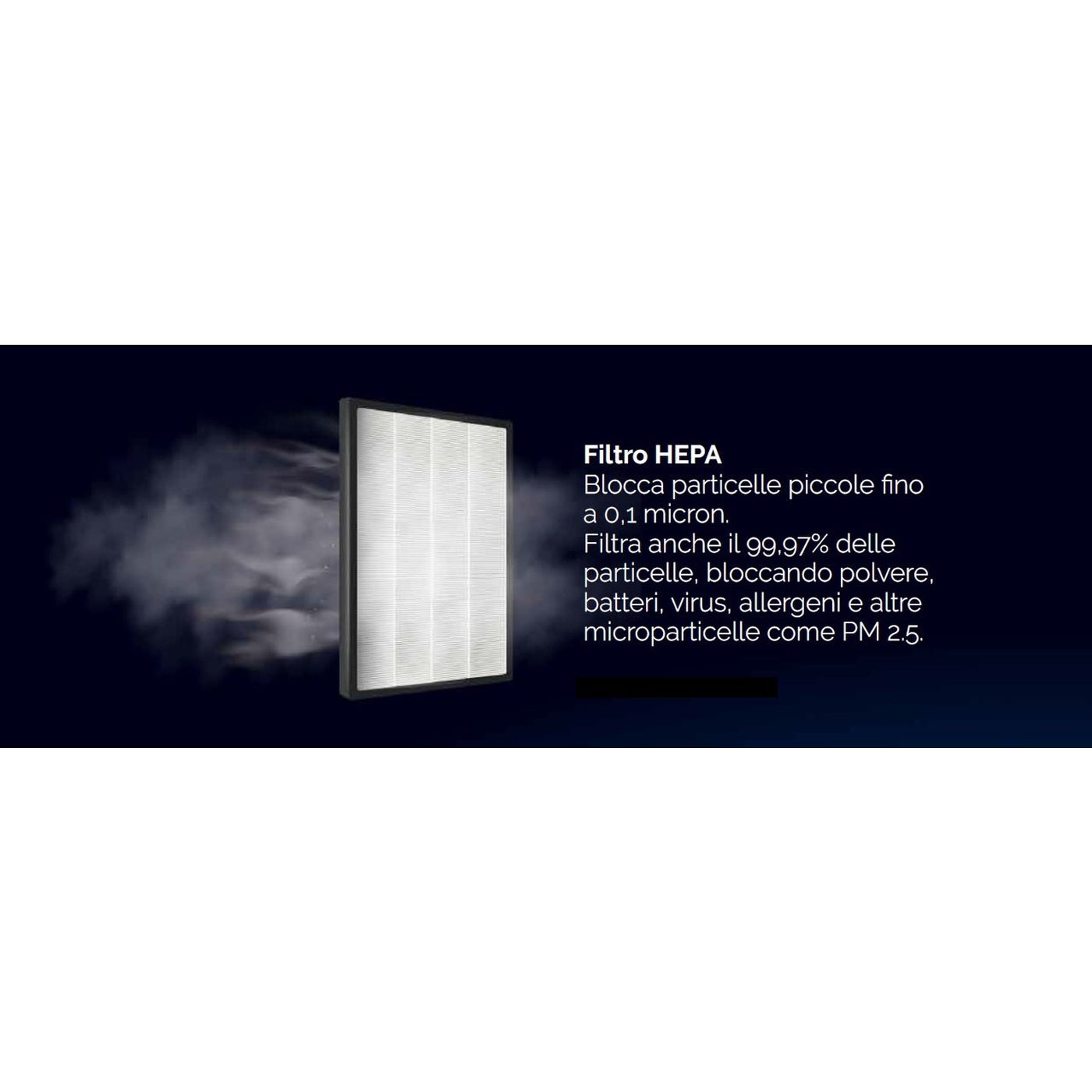 Purificatore d'aria Professional Plus filtro HEPA, Ioni negativi, PM 2.5 Smart Wi-fi Innoliving Airpro INN-557