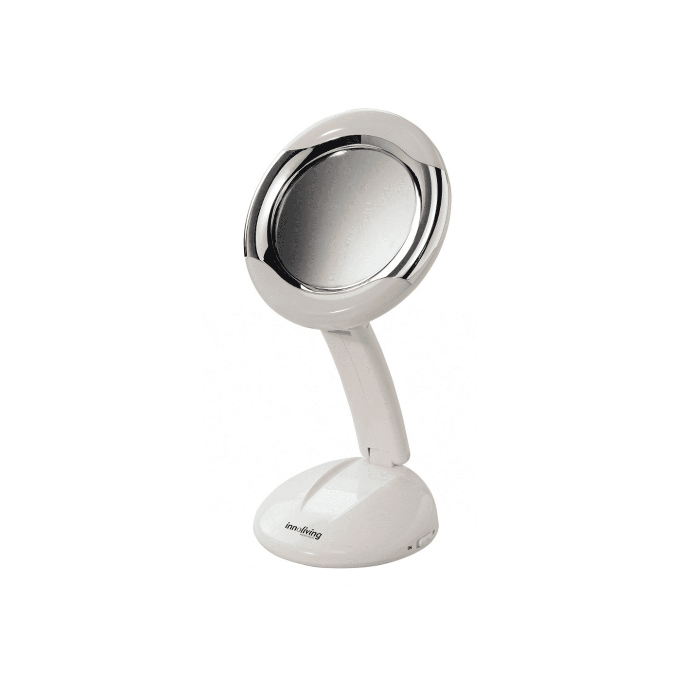 Specchio luminoso con ingrandimento 5X pieghevole batteria, Innoliving INN-098