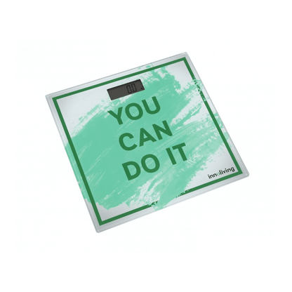 Bilancia pesapersona ultraslim "YOU CAN DO IT", Innoliving INN-142