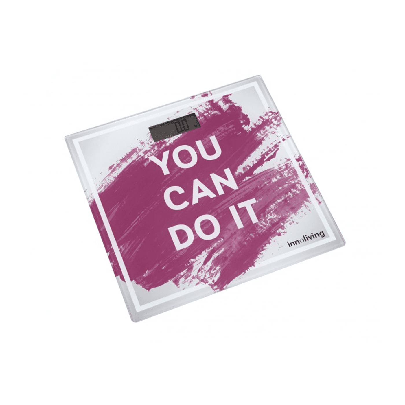 Bilancia pesapersona ultraslim "YOU CAN DO IT", Innoliving INN-142