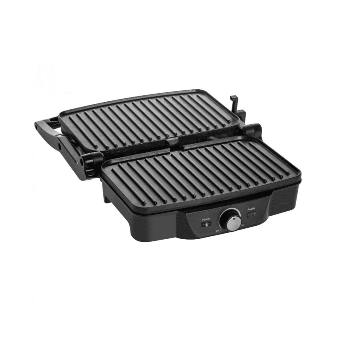 Electric contact grill for fat collection adaptable to thicknesses, In –  Inshopping
