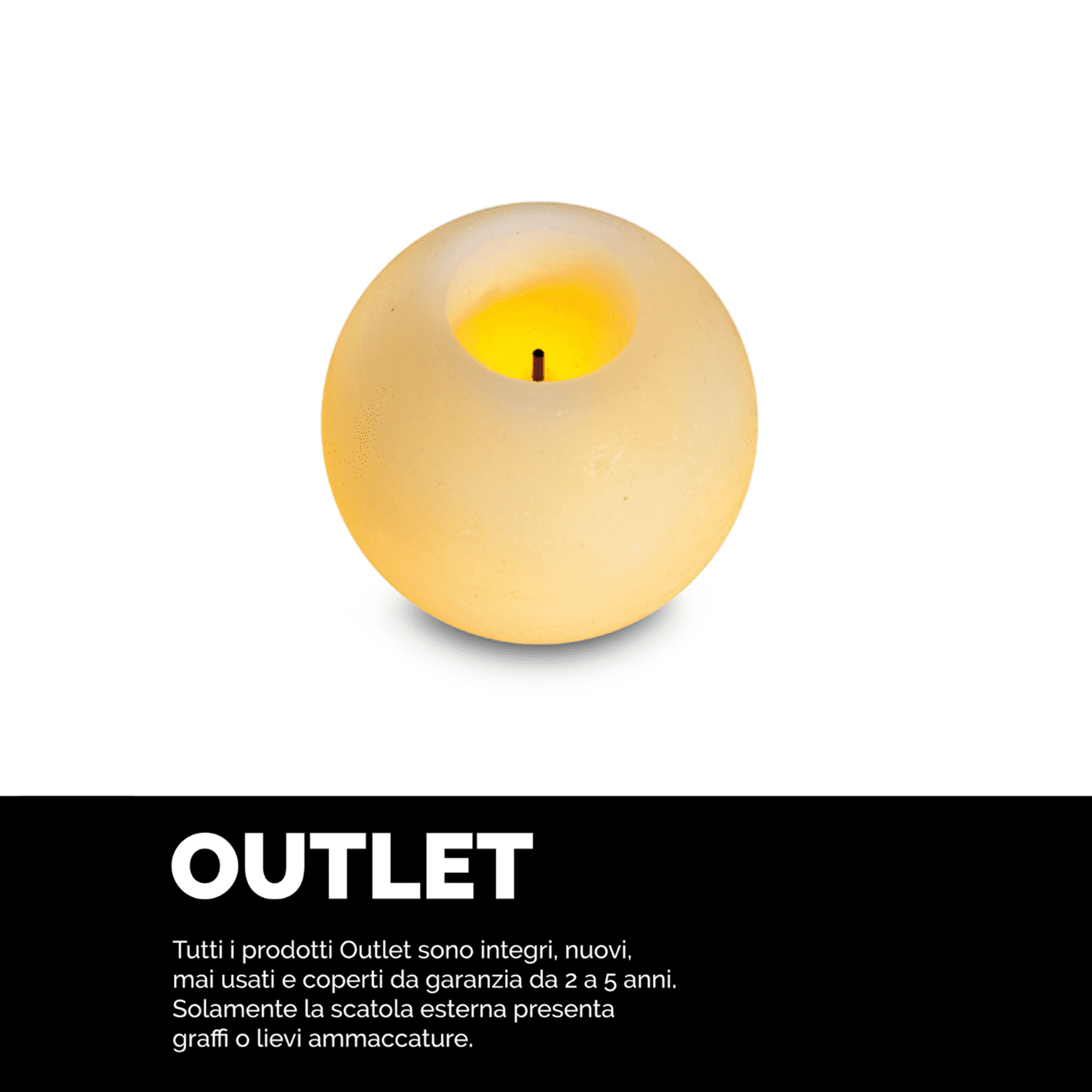 Candela a sfera LED atmosfera dolce, Innoliving