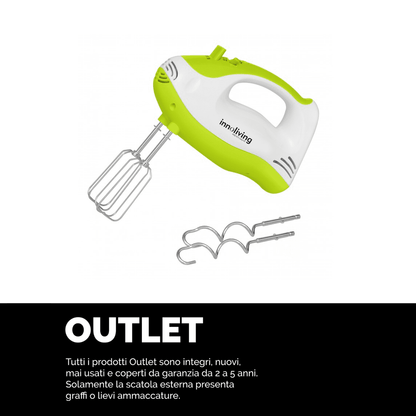 Sbattitore elettrico 5 velocità turbo fruste incluse, Innoliving INN-702
