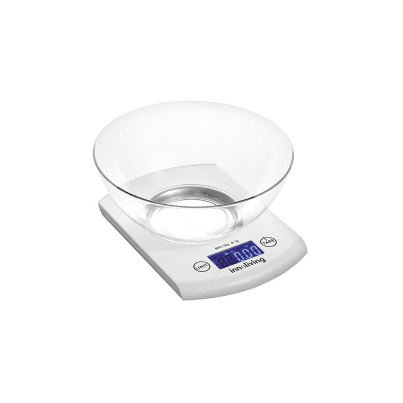 Bilancia digitale da cucina con ciotola, Innoliving INN-131