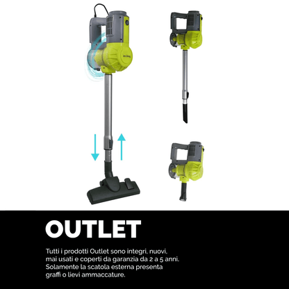 Aspirapolvere Ciclonico INN-670 600W. Senza sacco, con Accessori, Innoliving